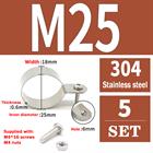 304 Stainless Steel Pipe Clamp U-Bolt Hose Clip 10 - 115mm Plumbing Fixing