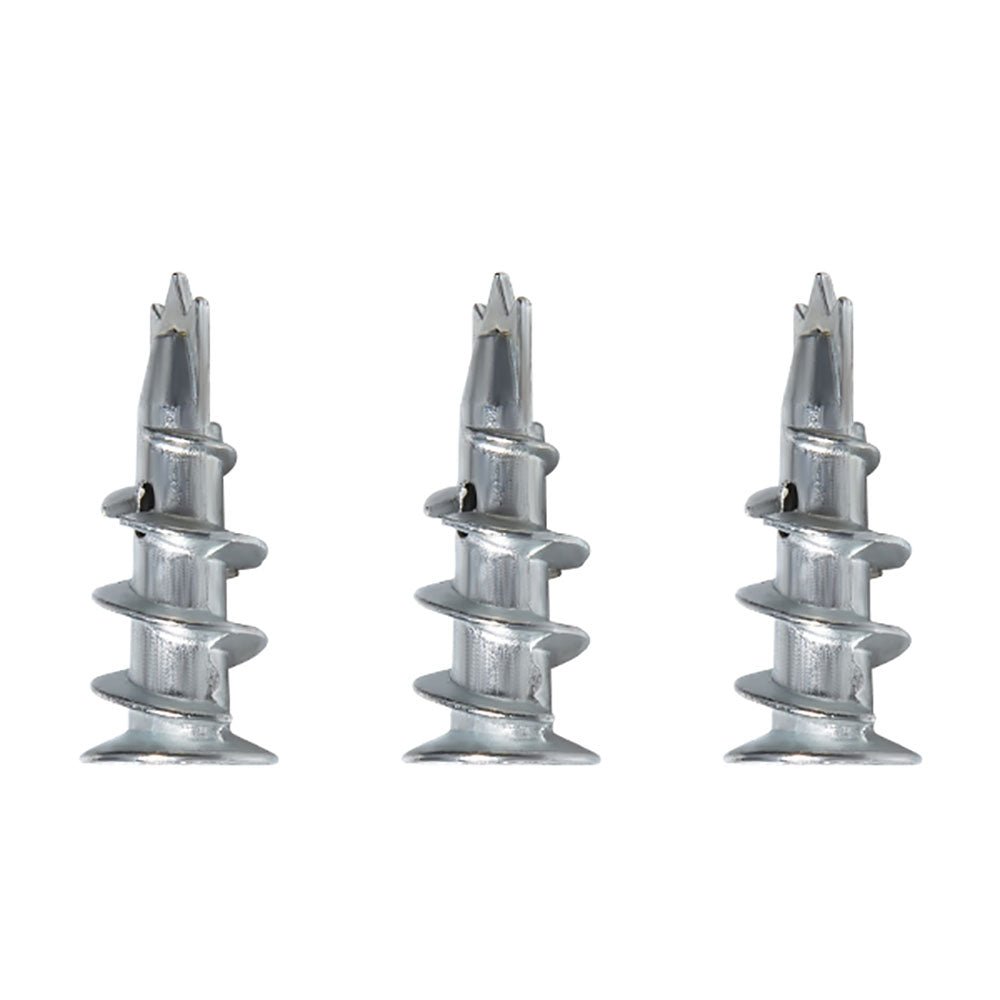 8x1 - 1/4" serewsZinc Self - Drilling Drywall Anchors with Screws Set Heavy Duty Metal Wall Anchors - HomeDIYer