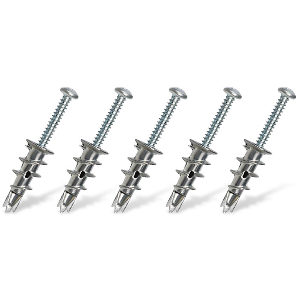 8x1 - 1/4" serewsZinc Self - Drilling Drywall Anchors with Screws Set Heavy Duty Metal Wall Anchors - HomeDIYer