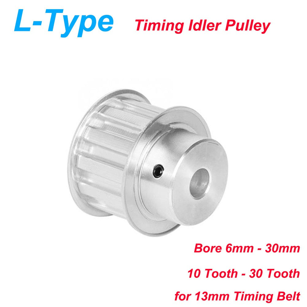 L-Type Synchronou Timing Pulley 10-30T With Step Bore 6-28mm for 13mm Width Belt