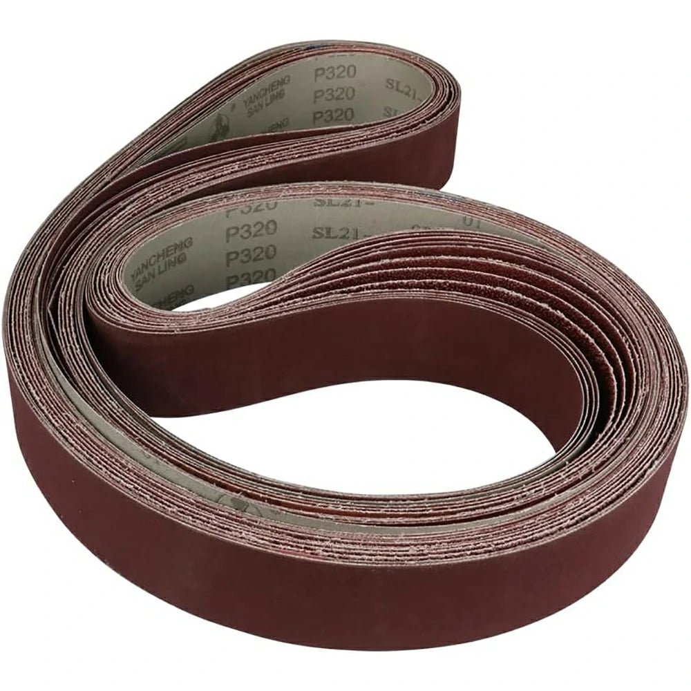 50x2100mm Sanding Belts 150/180/240/320 Grit Belt Sander Sandpaper For Belt Sander Polishing Machine Abrasive Tools - HomeDIYer