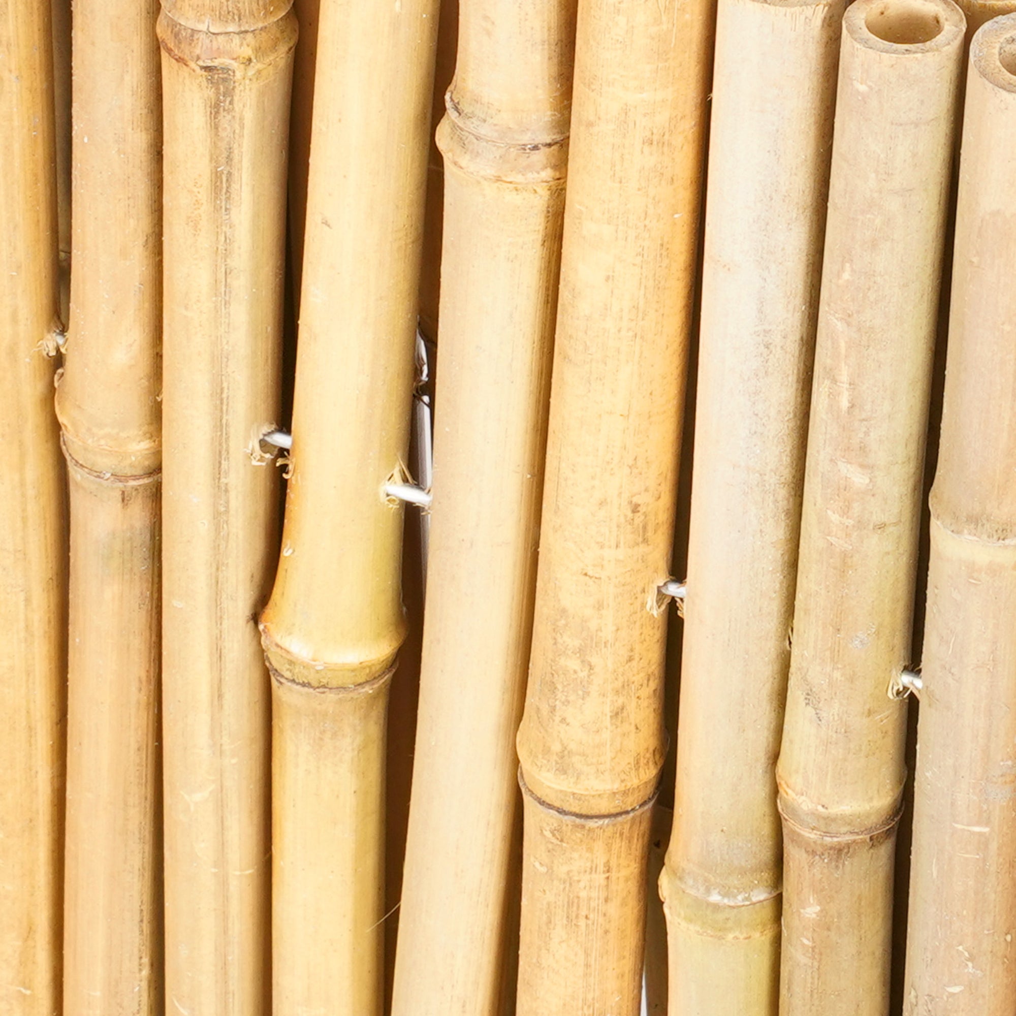 4ft H x 8ft L Natural Moso Bamboo Privacy Fence Roll — Extended Length Outdoor Screen & Garden Decor