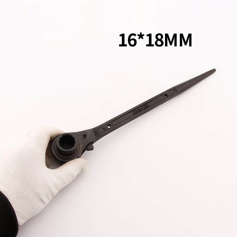 Chrome Vanadium Steel Plum Dual-Use Pointed Tail Socket Ratchet Wrenches