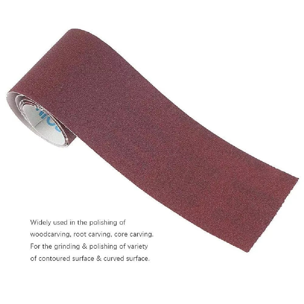 4.5" 60 - 600Grit Sandpaper Roll Abrasive Sand Paper Metal Sanding Sheets 5M - HomeDIYer