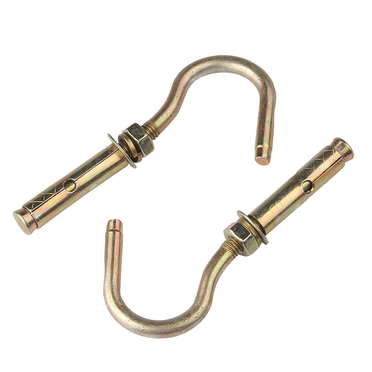 Open Hook Eye Bolt Shield Anchor — M6 M8 M10 M12 Heavy Duty Wall Expansion Bolt