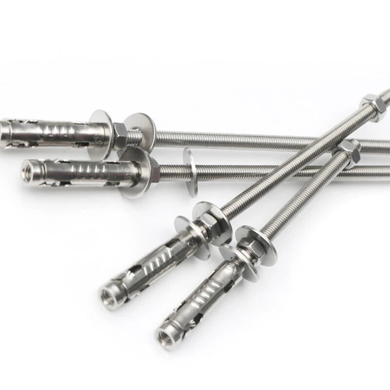 BRICK WALL MASONRY CONCRETE ANCHORS THROUGHBOLT LONG THREADED EXPANSION BOLTS