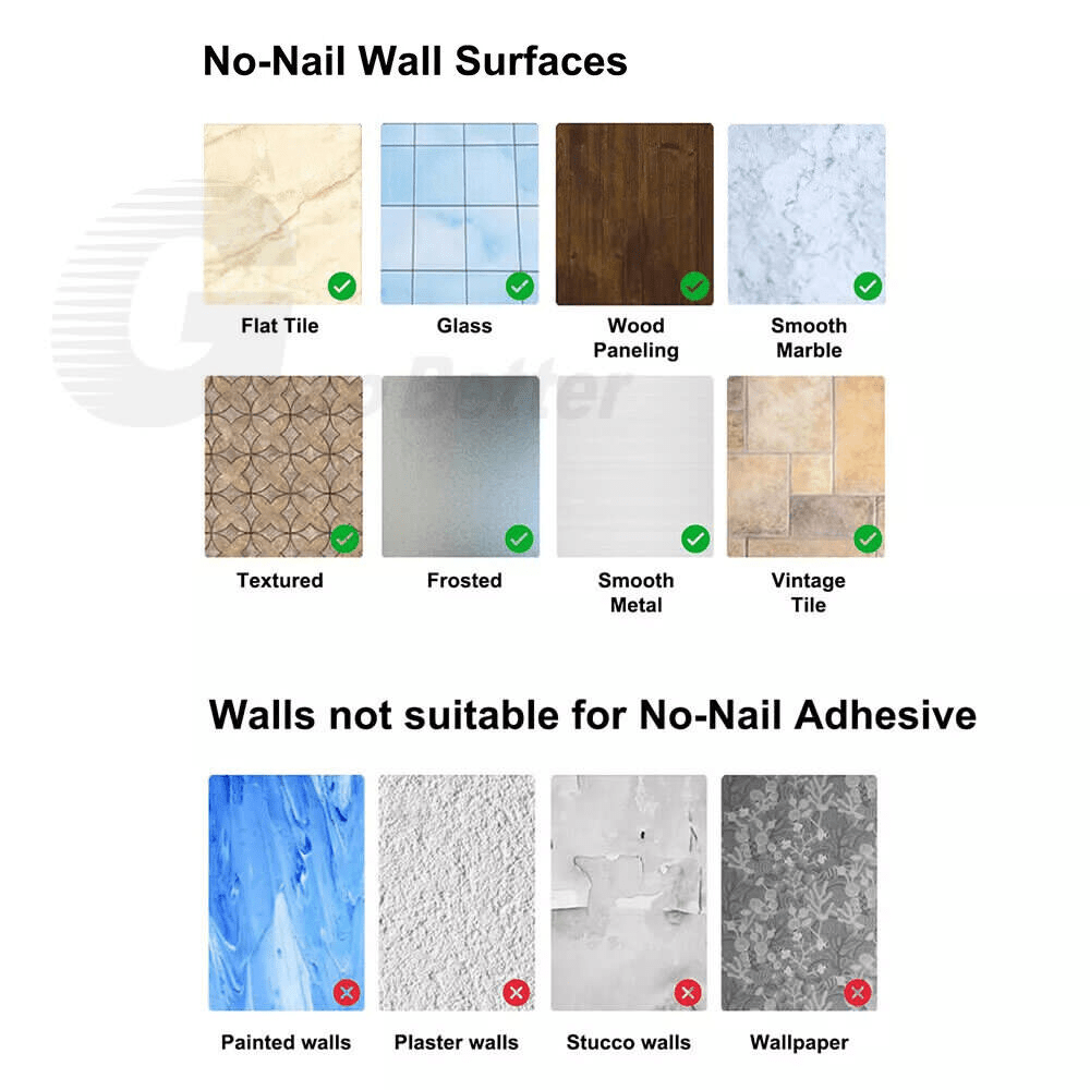 1 Corner Shower Shelf Caddy Adhesive No Drilling Bathroom Shampoo Holder Storage - HomeDIYer