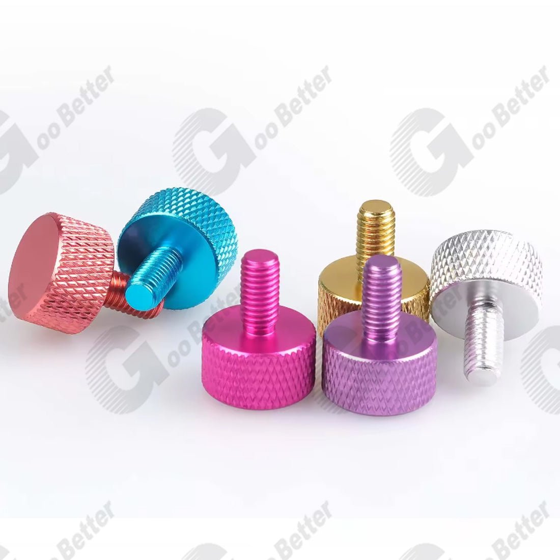 Knurled Thumb Screws M5 M6 Aluminum Alloy DIY Hand Tighten Grip Knob Bolts - HomeDIYer