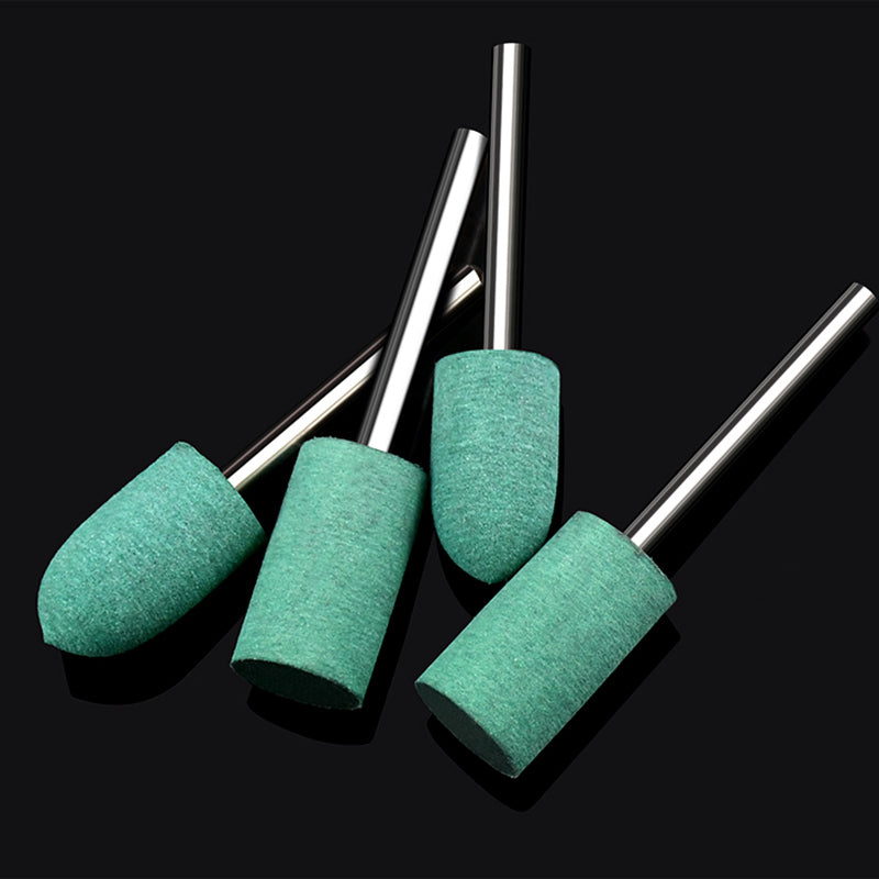 Rubber Grinding Sanding Polishing Head Rotary Tool Amber Beeswax Bodhi Mirror