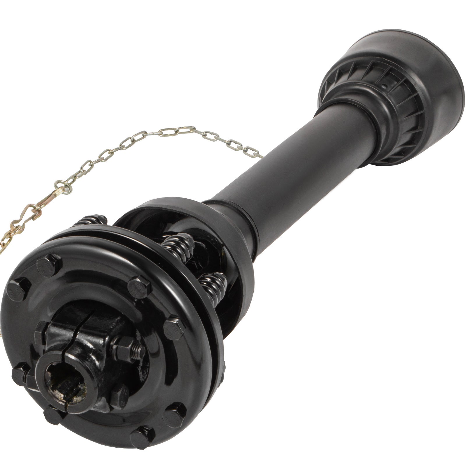 PTO Shaft, 1-3/8" PTO Drive Shaft, 6 Spline Both Ends PTO Driveline Shaft, Series 5 Tractor PTO Shaft, 43"-57" Brush Hog PTO Shaft, Black PTO Shaft w/Slip Clutch for Bush Hog/Finish Mower