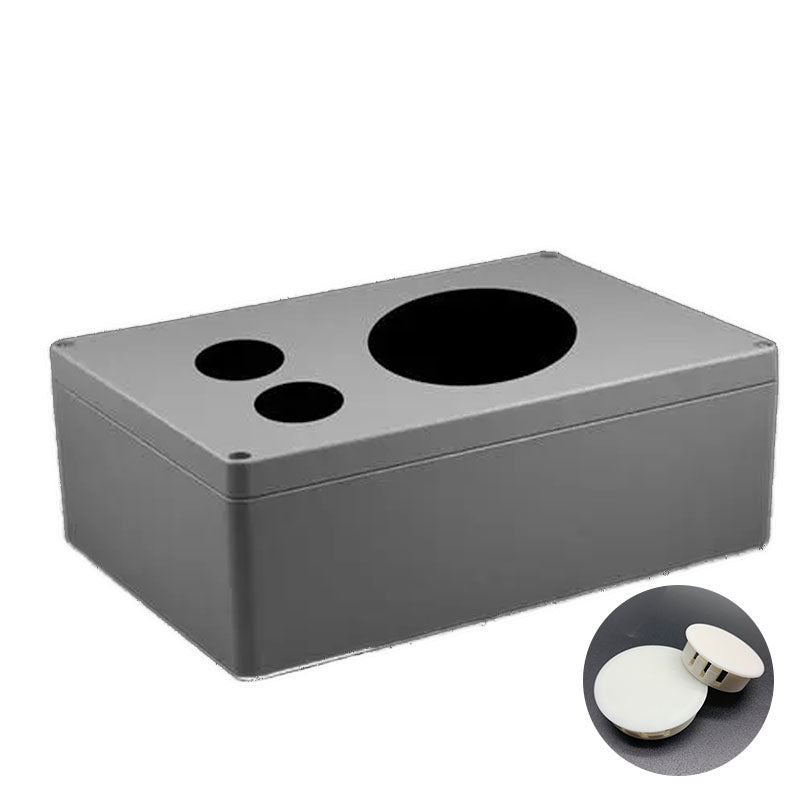 Size progression display showing caps from 6mm to 30mm in order