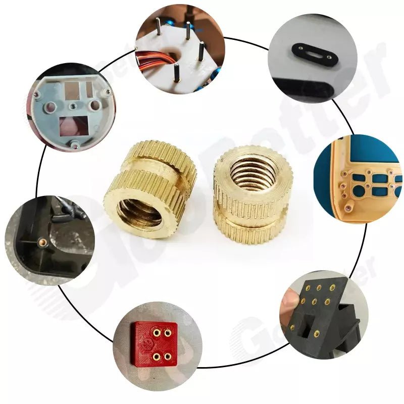 500 Pcs Press - In Nut M2 M2.5 M3 Drive - In Nut Knurled Nut Threaded Insert - HomeDIYer