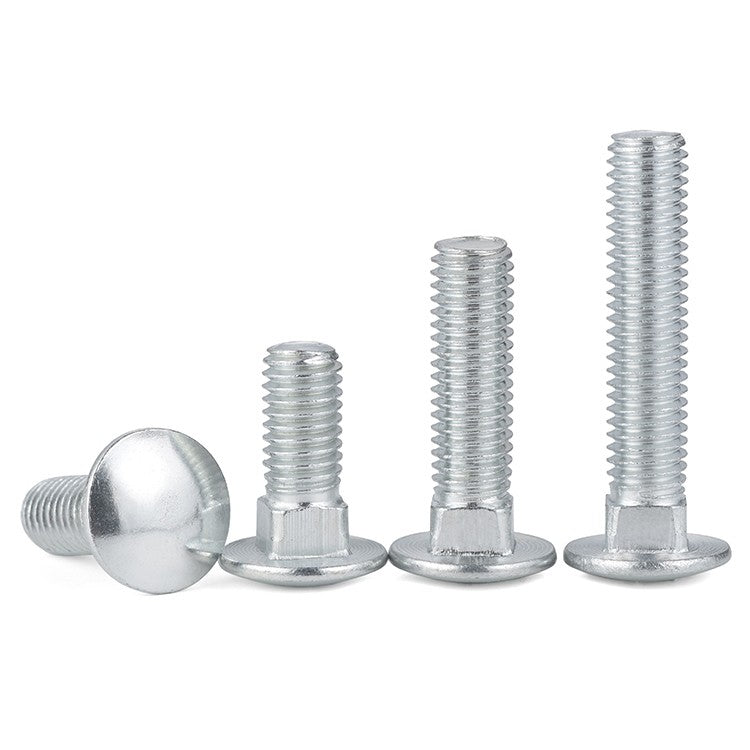 M6 M8 Carriage Bolts Steel Zinc Plated – DIN 603 Cup Head Square Neck Screws