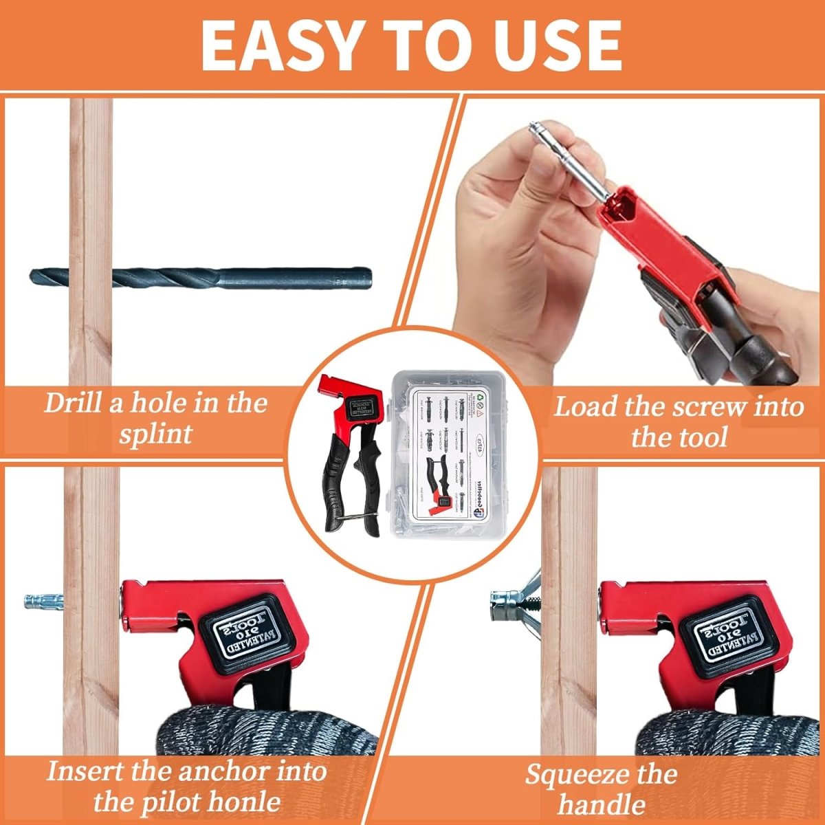 Molly Bolts for Drywall Plaster Wall, Hollow Wall Anchors Drywall Screw Gun for Picture Frames, Shelves, and Towel Racks 40pcs Heavy Duty Hollow Wall Anchors in 8 Size Screws Incl - HomeDIYer