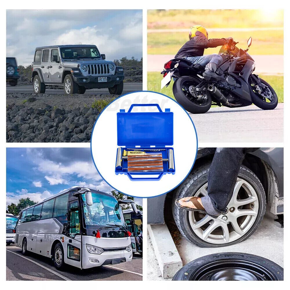 Car tire repair kit Car puncture repair kit Vulcanizing tool Motorcycle repair kit - HomeDIYer