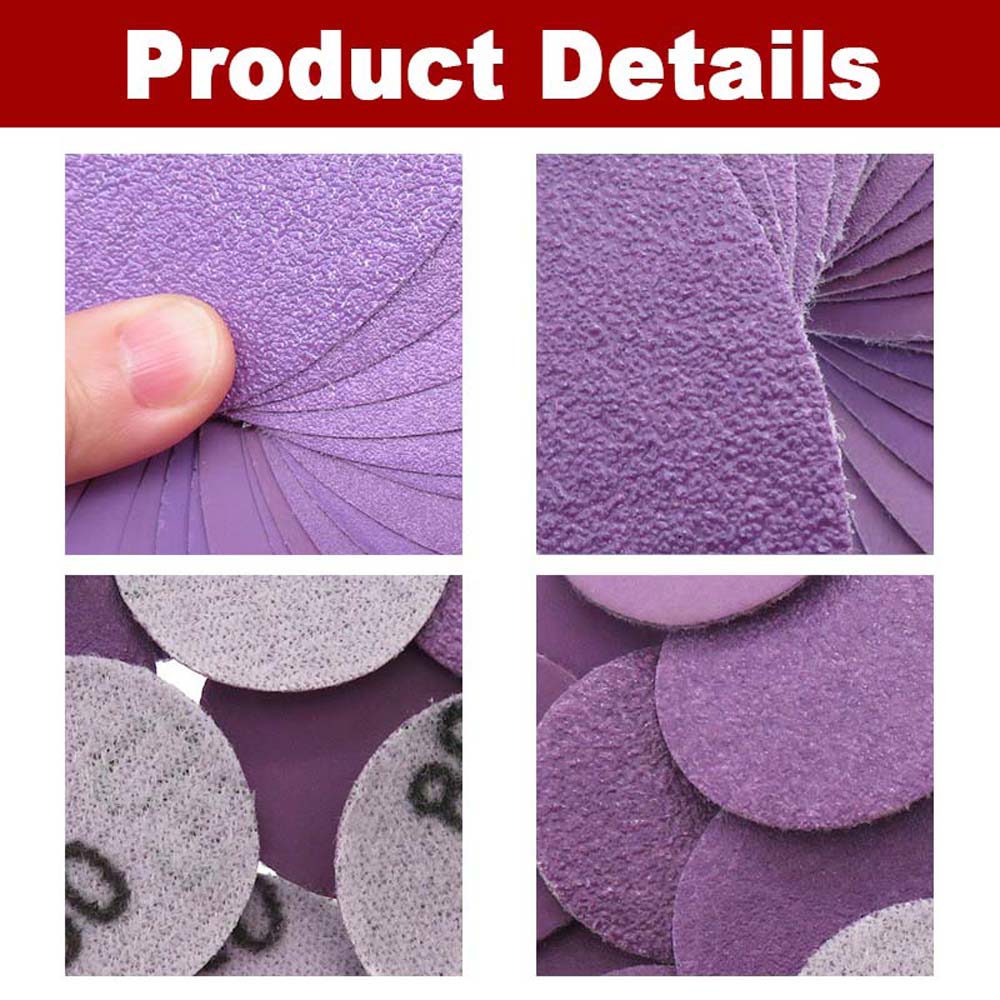 25mm Wet And Dry Sanding Discs 1 Inch Sandpaper Hook And Loop Pads Grit 60-10000