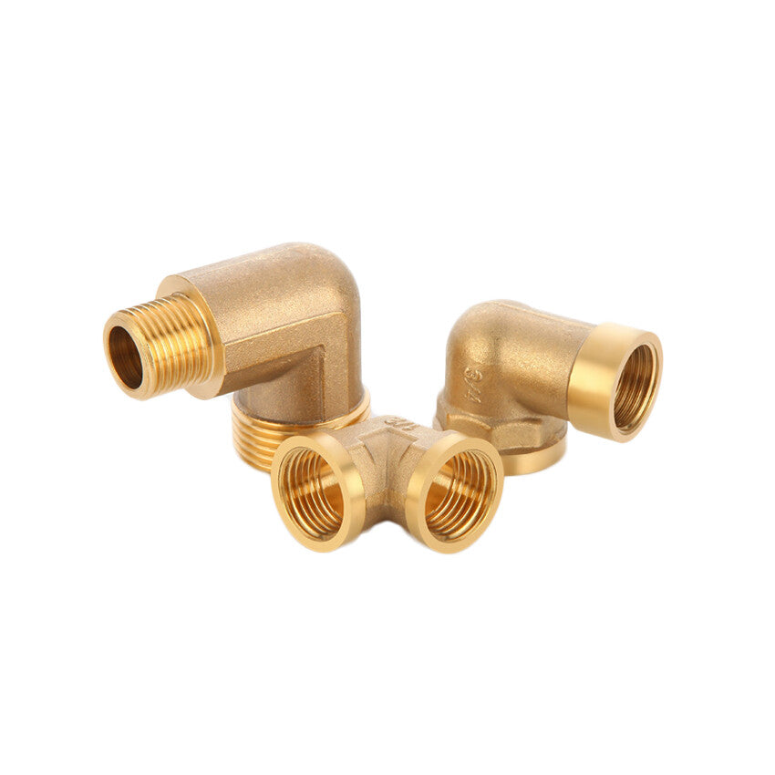 BSP Brass Pipe Fittings – Elbow & Union Connectors, Female/Male, 1/2" 3/4" 1"
