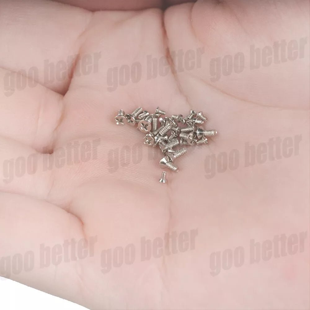 600PC Small Mini Screws M1 M1.2 M1.4 M1.6 Flat Head Screws for Eyeglasses Watch - HomeDIYer