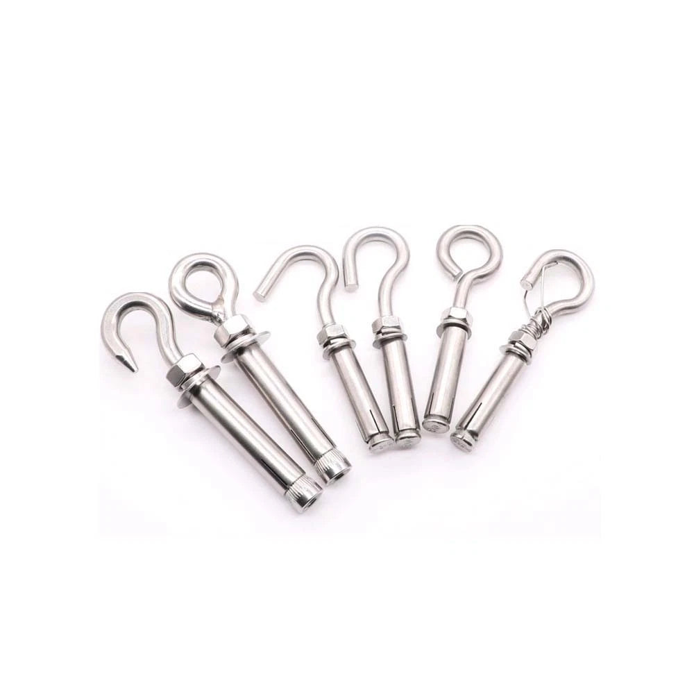 Closed Eye Bolt Expansion Anchor Screws for Concrete Wall — M6 M8 M10 M12