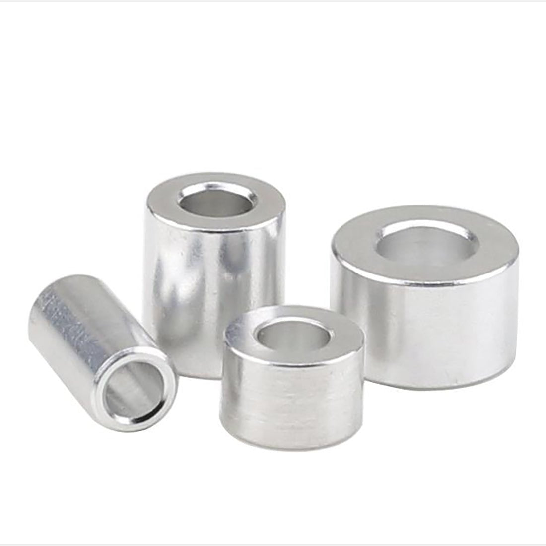 Aluminium Standoff Spacers M6 - M10 Stand off Collar Round Spacer Bush Washers - HomeDIYer