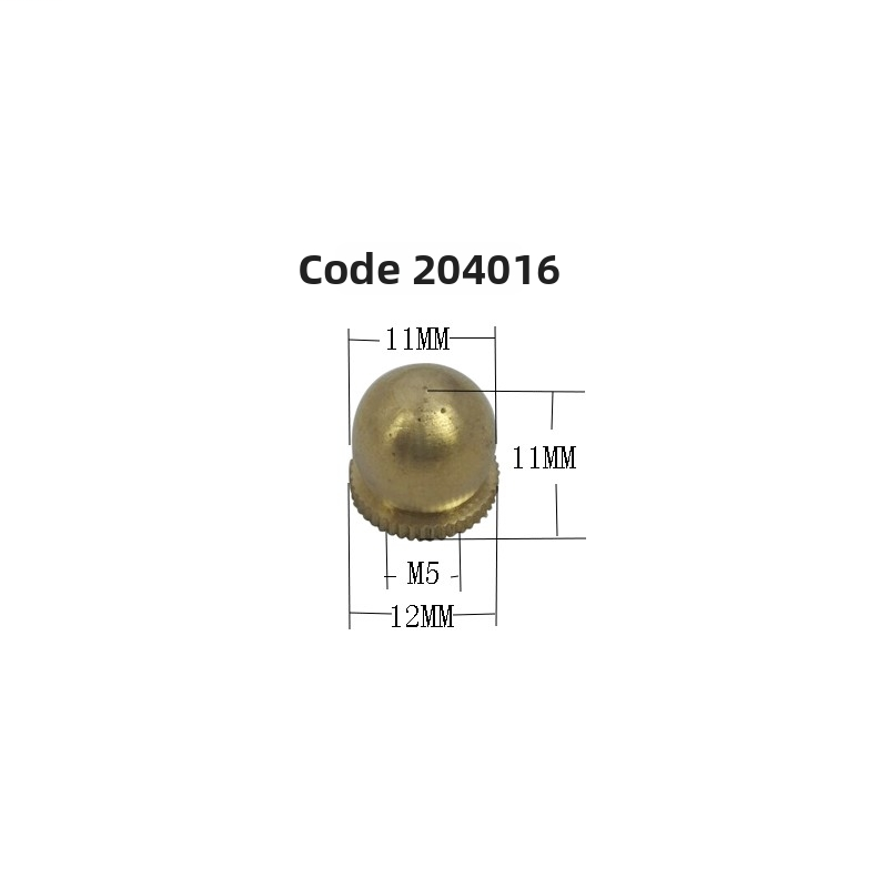 Premium Copper Round Head Cap Nuts & Hanger Nuts – M4 to M10 Decorative Hardware for Lamps & Furniture