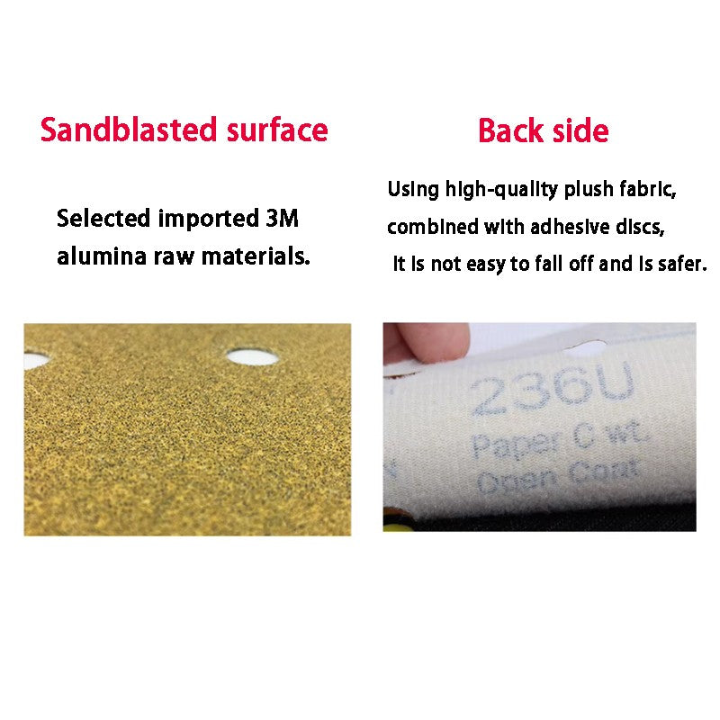 150mm 6" Sanding Discs Wet & Dry Orbital Sandpaper Pads Hook Loop 60- 10000 Grit