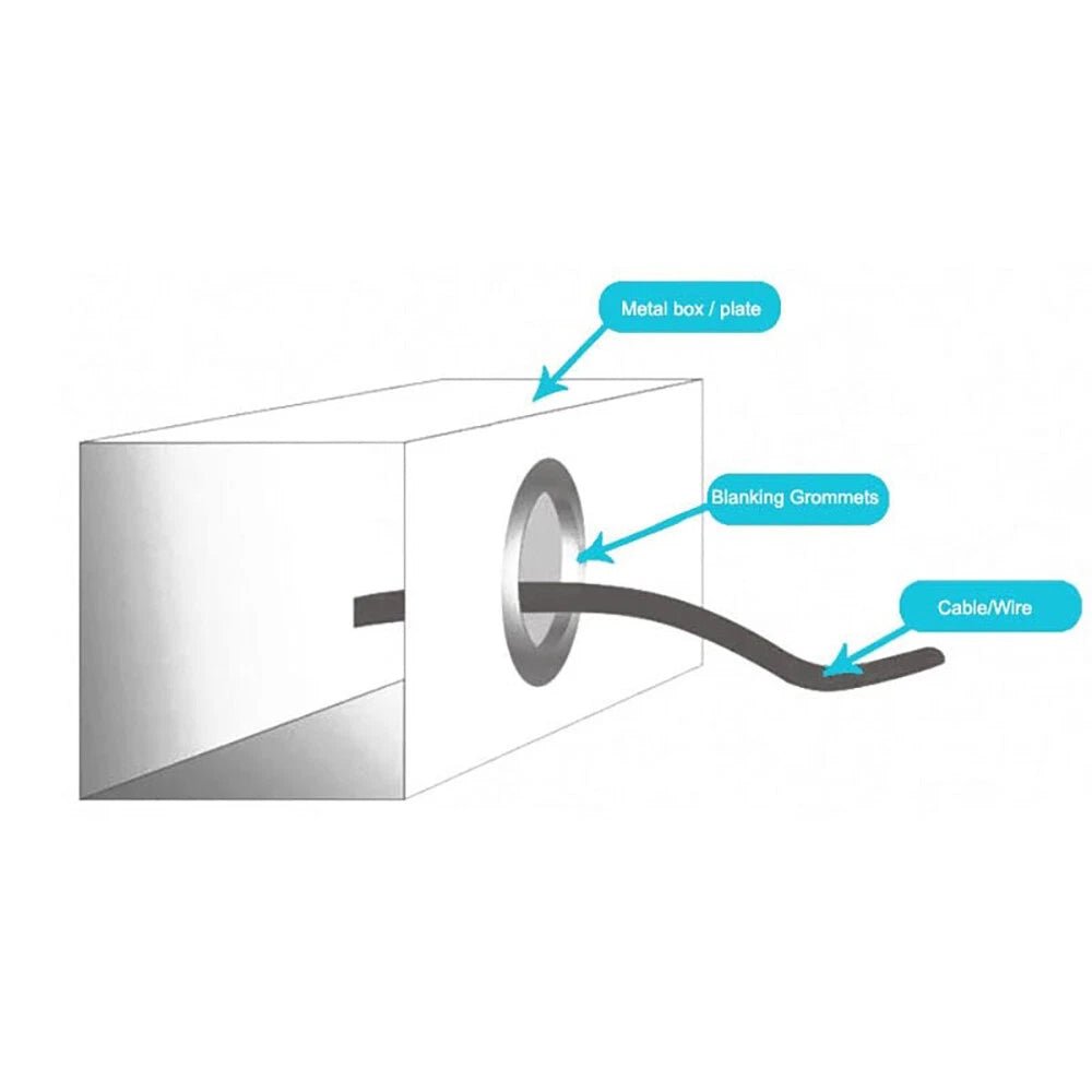 Blanking Grommets Rubber Grommet Closed Gromet Blind Plug Bung Bungs - All Sizes - HomeDIYer