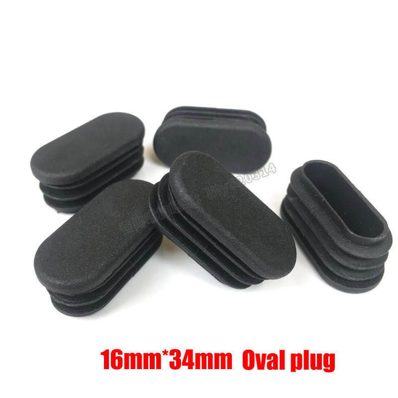 Multi-angle display of black blanking cap showing all perspectives