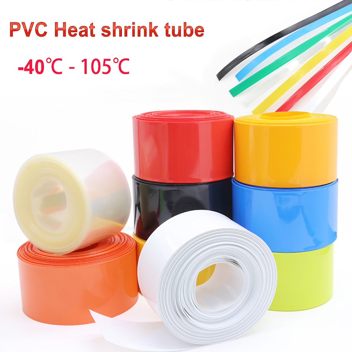 PVC Heat Shrink Tubing for RC Battery Cable Wire Wrap & Sleeving – 7mm to 23mm - HomeDIYer