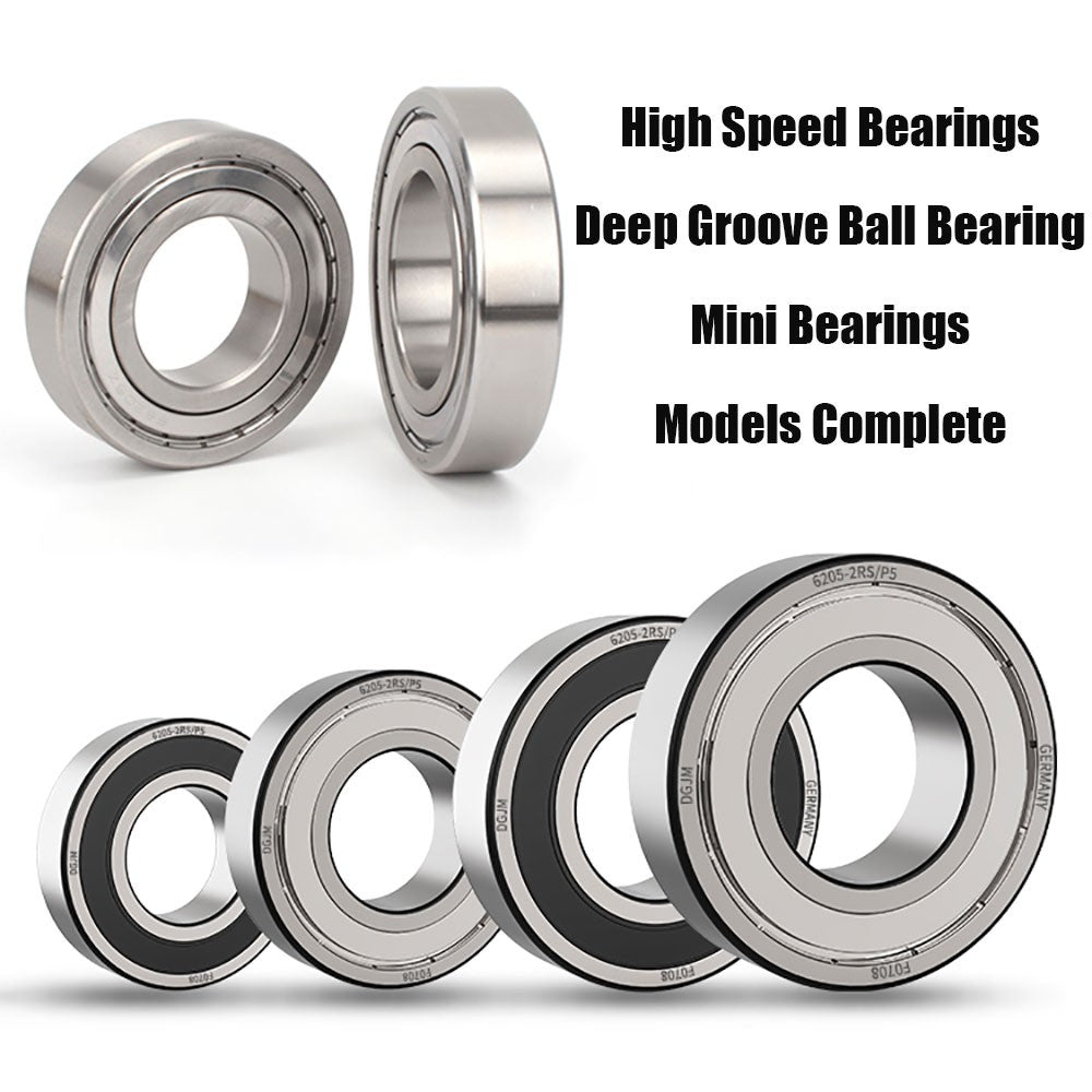 RZ or ZZ Bearings Precision High Speed Bearings Deep Groove Ball Bearing, Sealed