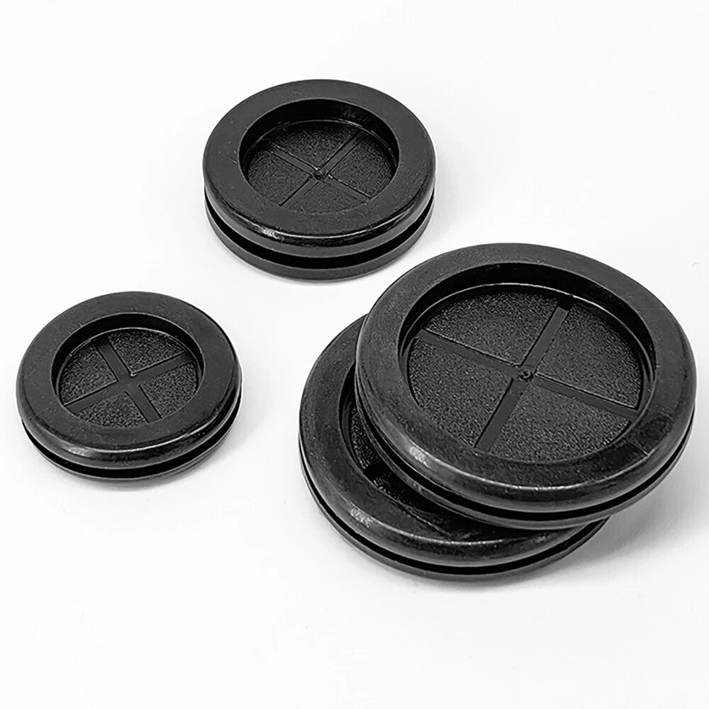 Round Rubber Plug Hole Grommet for Protecting Cable Wire Hole Plug 16mm - 100mm - HomeDIYer