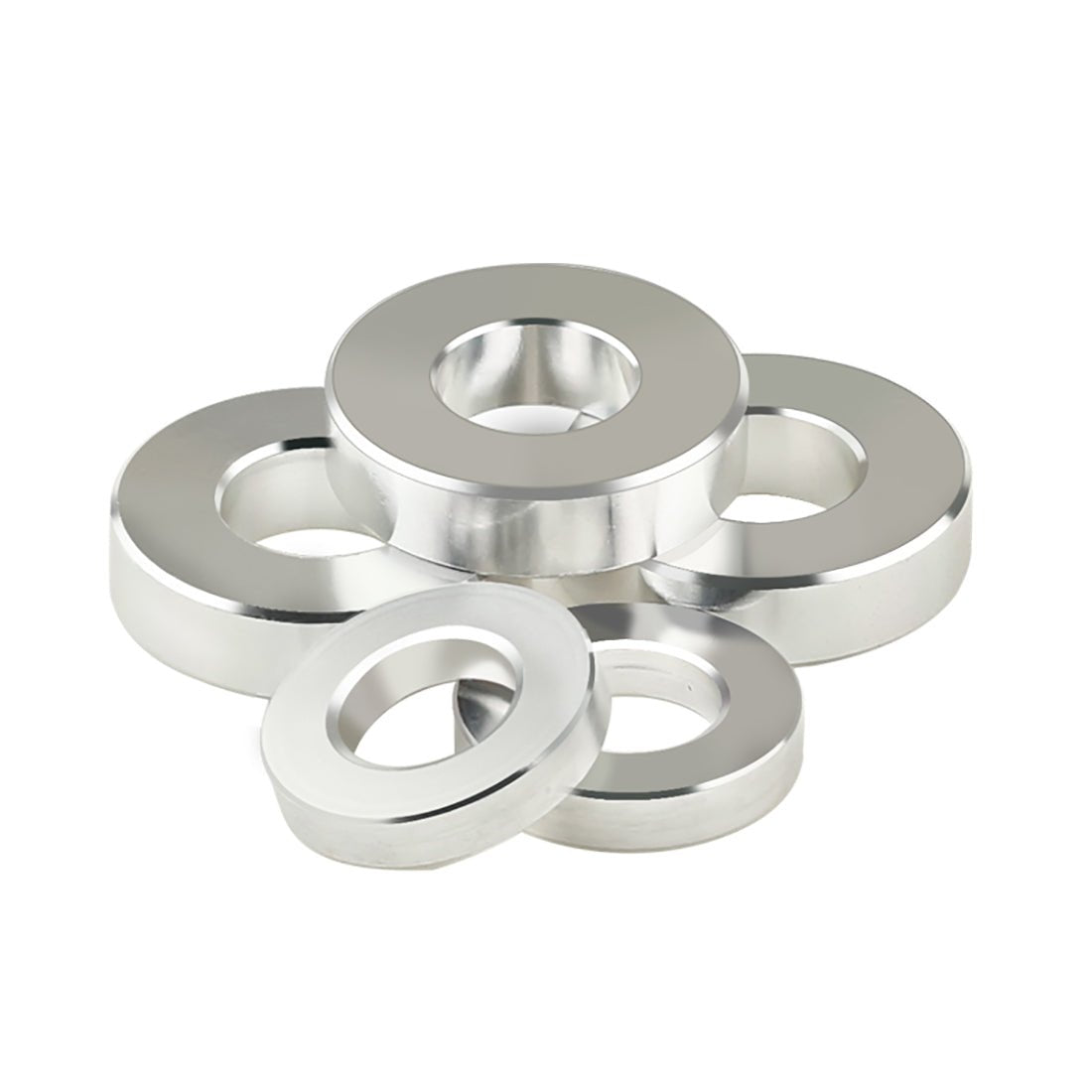 Aluminium Standoff Spacers M6 - M10 Stand off Collar Round Spacer Bush Washers - HomeDIYer