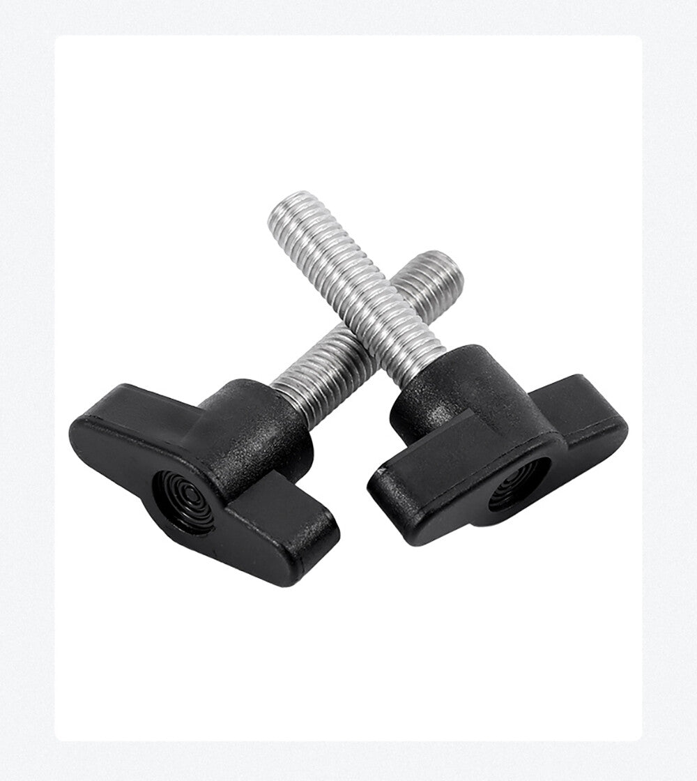 M4 M5 M6 M8 Wing Knob T - Handle Thumb Screw Bolts – Plastic Clamping Knob with Male Thread - HomeDIYer