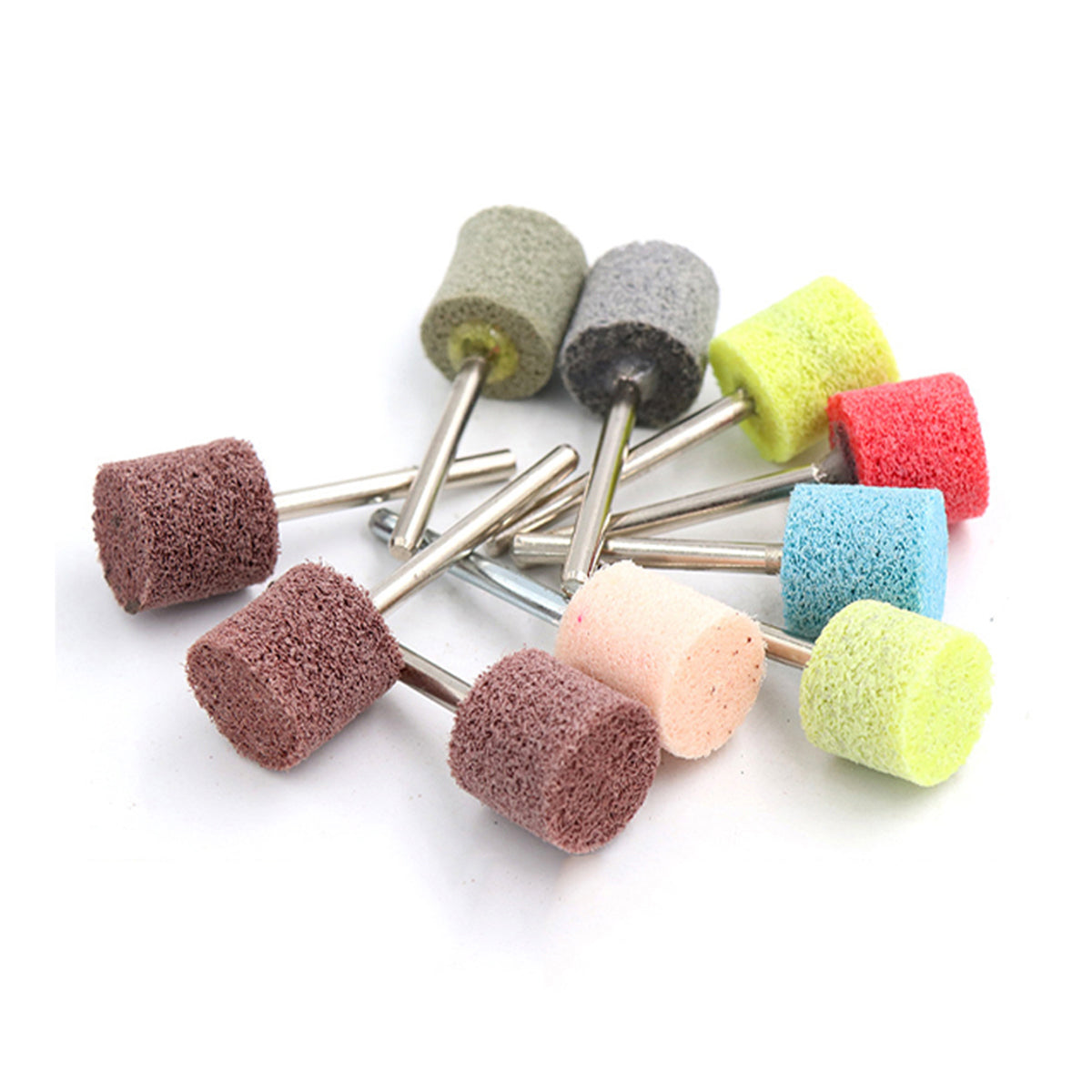 3mm Fiber Grinding Wheel Mini Abrasive Brush 150-1000 Grit for Die Grinder & Rotary Tool