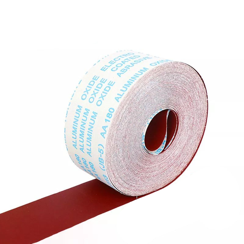 4.5" 115mm 60 - 400Grit Hook and Loop Sandpaper Roll Velour Pads Sanding Strips - HomeDIYer