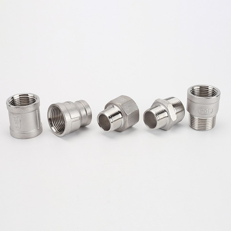 BSP Male Female Thread Connector – Stainless Steel Pipe Fittings (1/2" to 1")