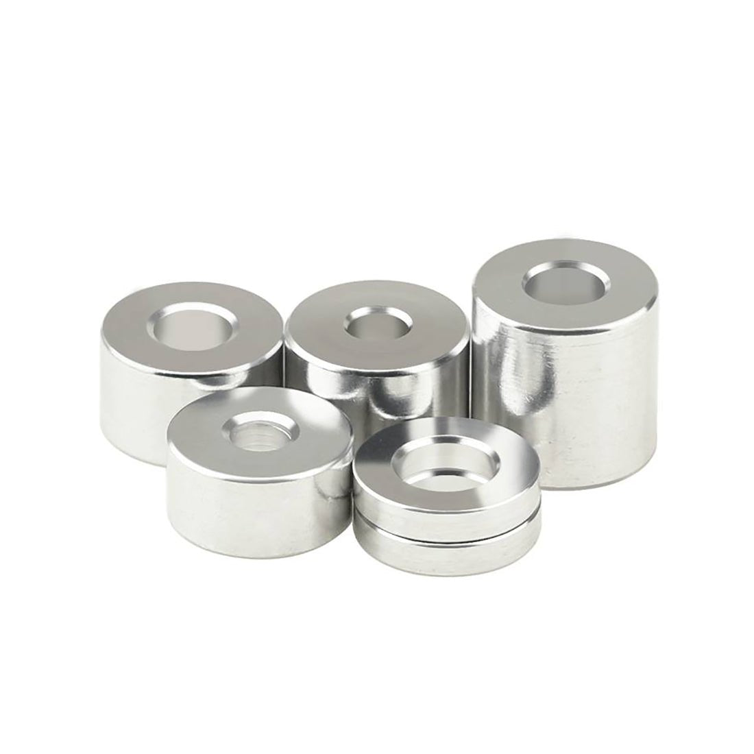 Aluminium Standoff Spacers M6 - M10 Stand off Collar Round Spacer Bush Washers - HomeDIYer