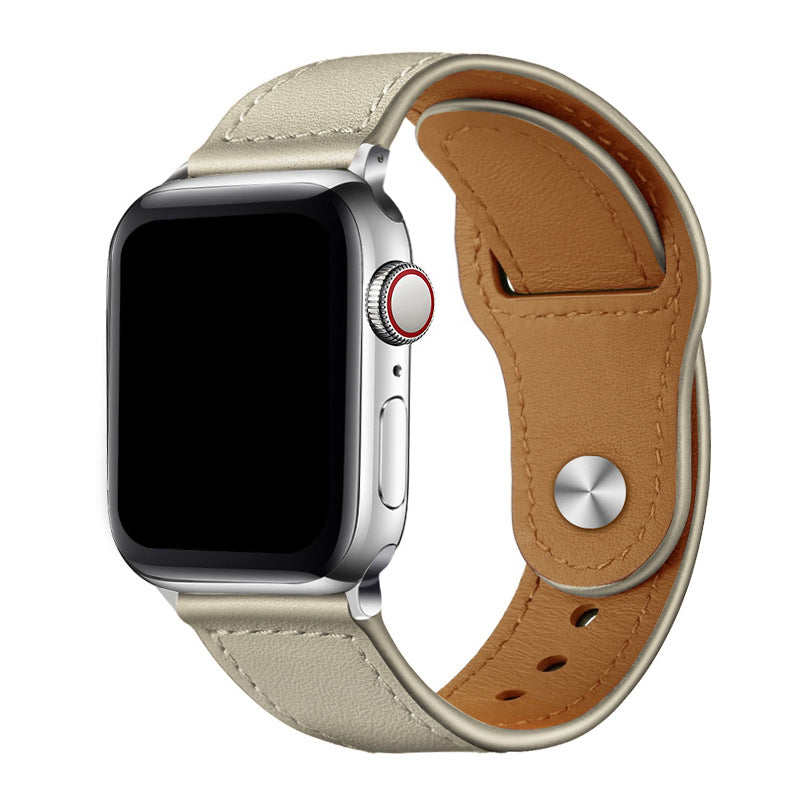 Genuine Leather Watch Band Vintage Business Style 16 Colors for Apple Watch & Multi-Brand