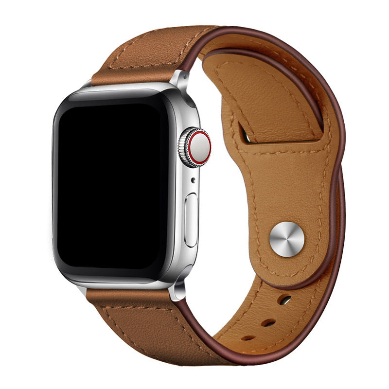 Genuine Leather Watch Band Vintage Business Style 16 Colors for Apple Watch & Multi-Brand