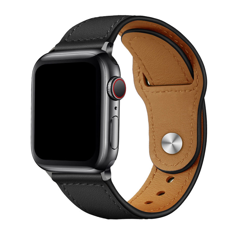 Genuine Leather Watch Band Vintage Business Style 16 Colors for Apple Watch & Multi-Brand