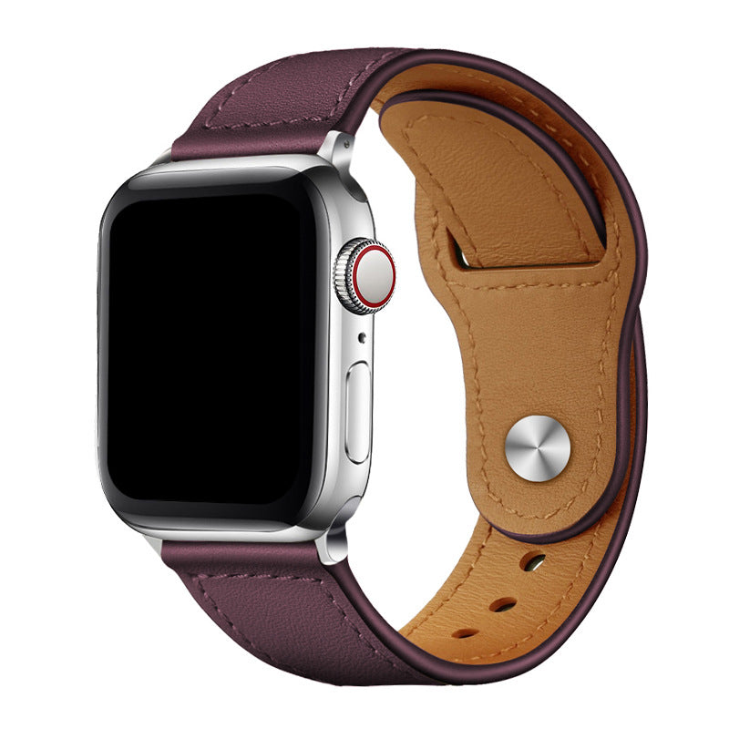 Genuine Leather Watch Band Vintage Business Style 16 Colors for Apple Watch & Multi-Brand