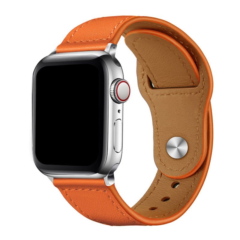 Genuine Leather Watch Band Vintage Business Style 16 Colors for Apple Watch & Multi-Brand