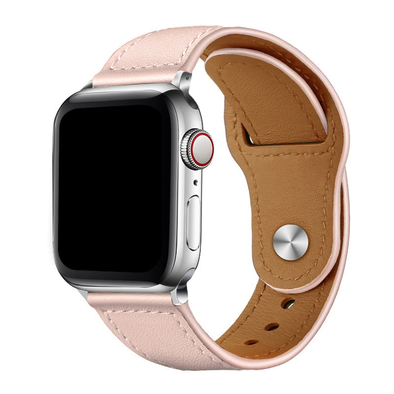 Genuine Leather Watch Band Vintage Business Style 16 Colors for Apple Watch & Multi-Brand
