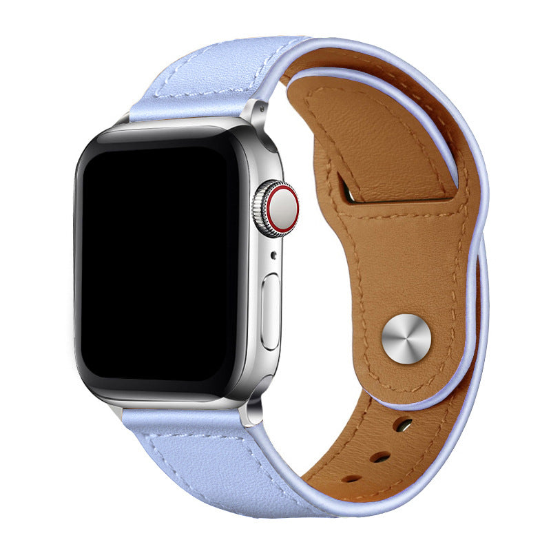 Genuine Leather Watch Band Vintage Business Style 16 Colors for Apple Watch & Multi-Brand