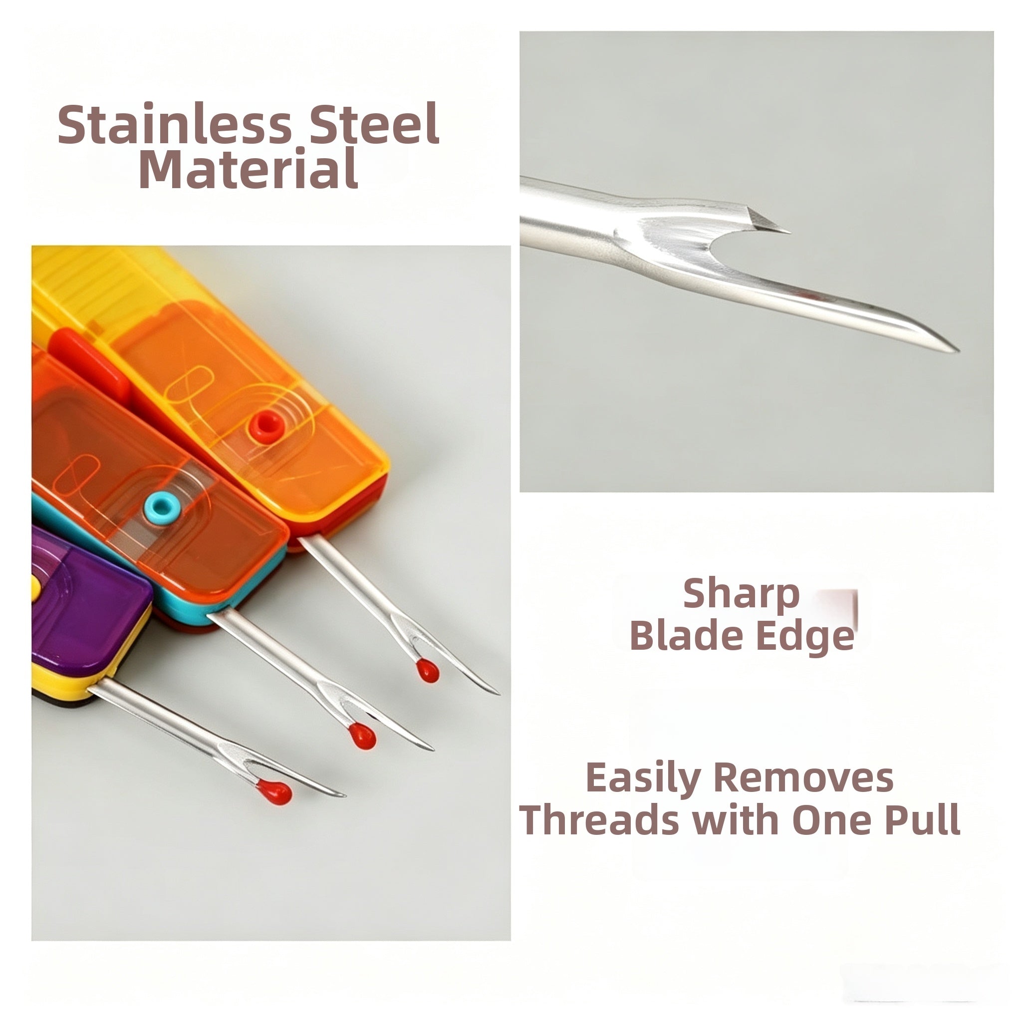 Foldable Seam Ripper & Thread Remover Tool – Multifunctional Sewing Repair Knife