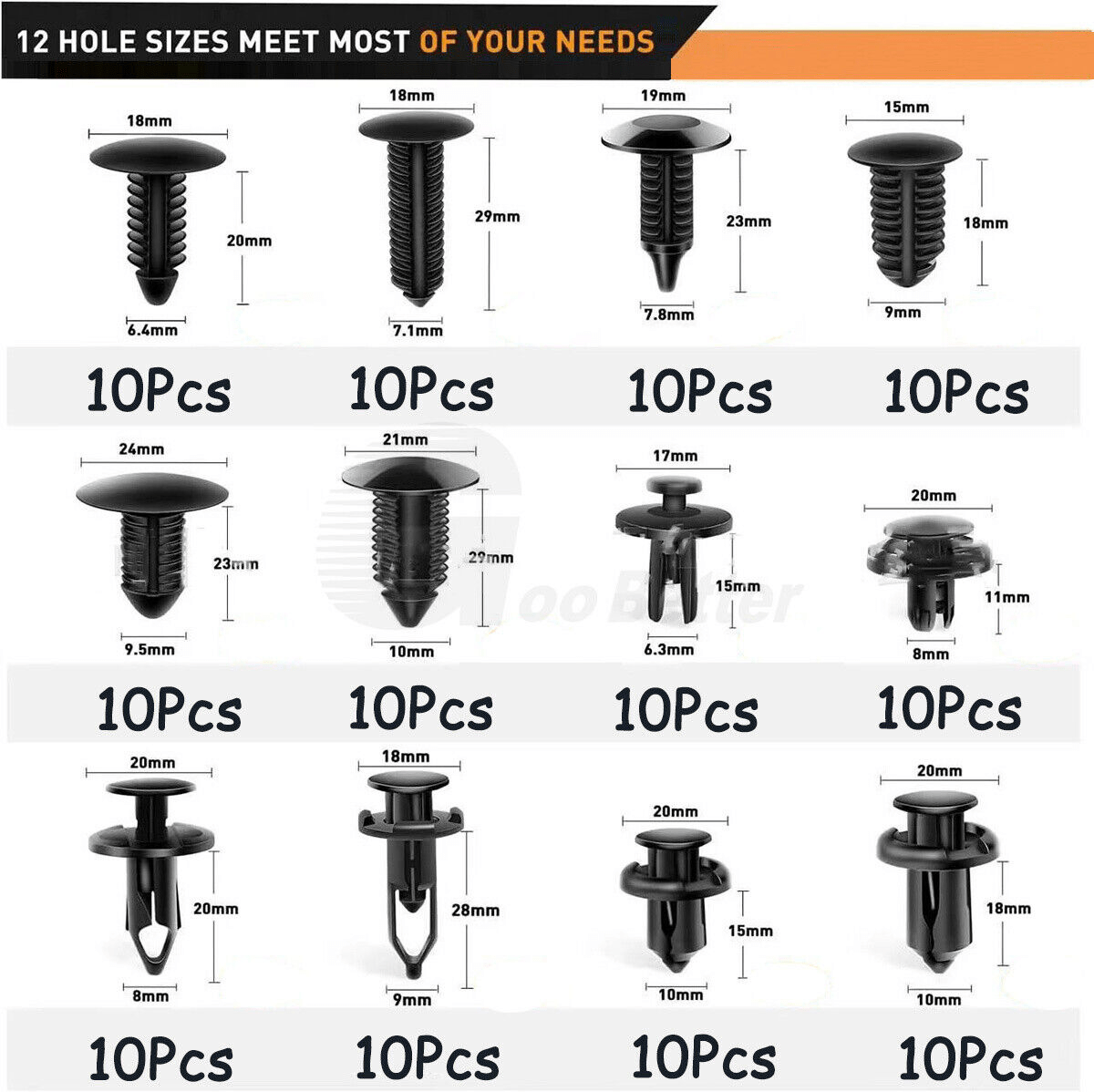 238Pcs Car Trim Removal Pry Tool Molding Kit Panel Door Dash Interior Clip Set - HomeDIYer