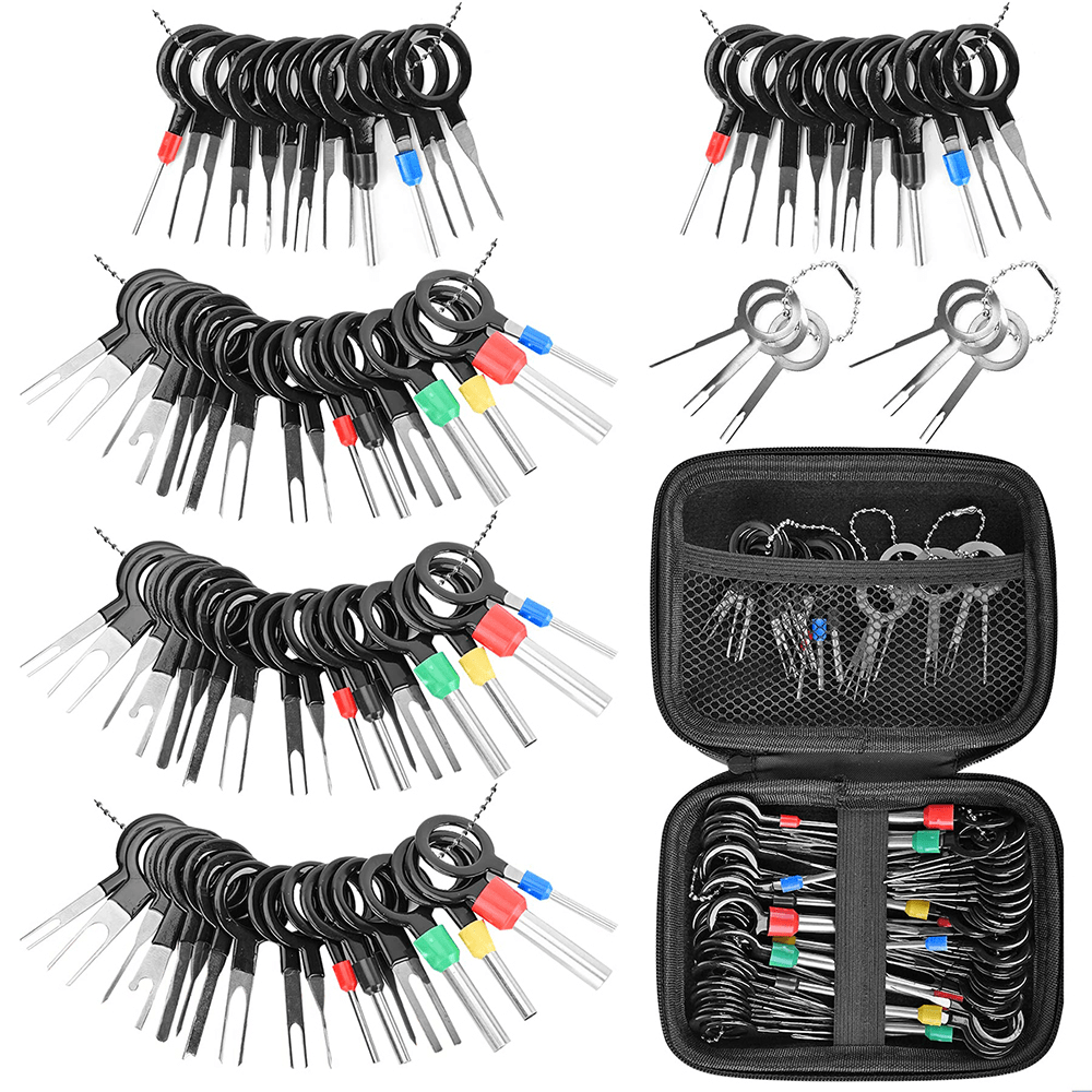 82Pcs Pin Ejector Wire Kit Extractor Auto Terminal Removal Tool Connector Puller - HomeDIYer