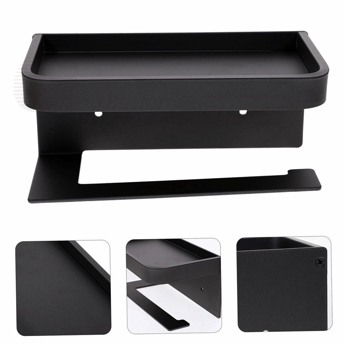 Bathroom Paper Towel Holder No Punch Bathroom Cell Phone Roll Paper Holder Tissue Box - HomeDIYer