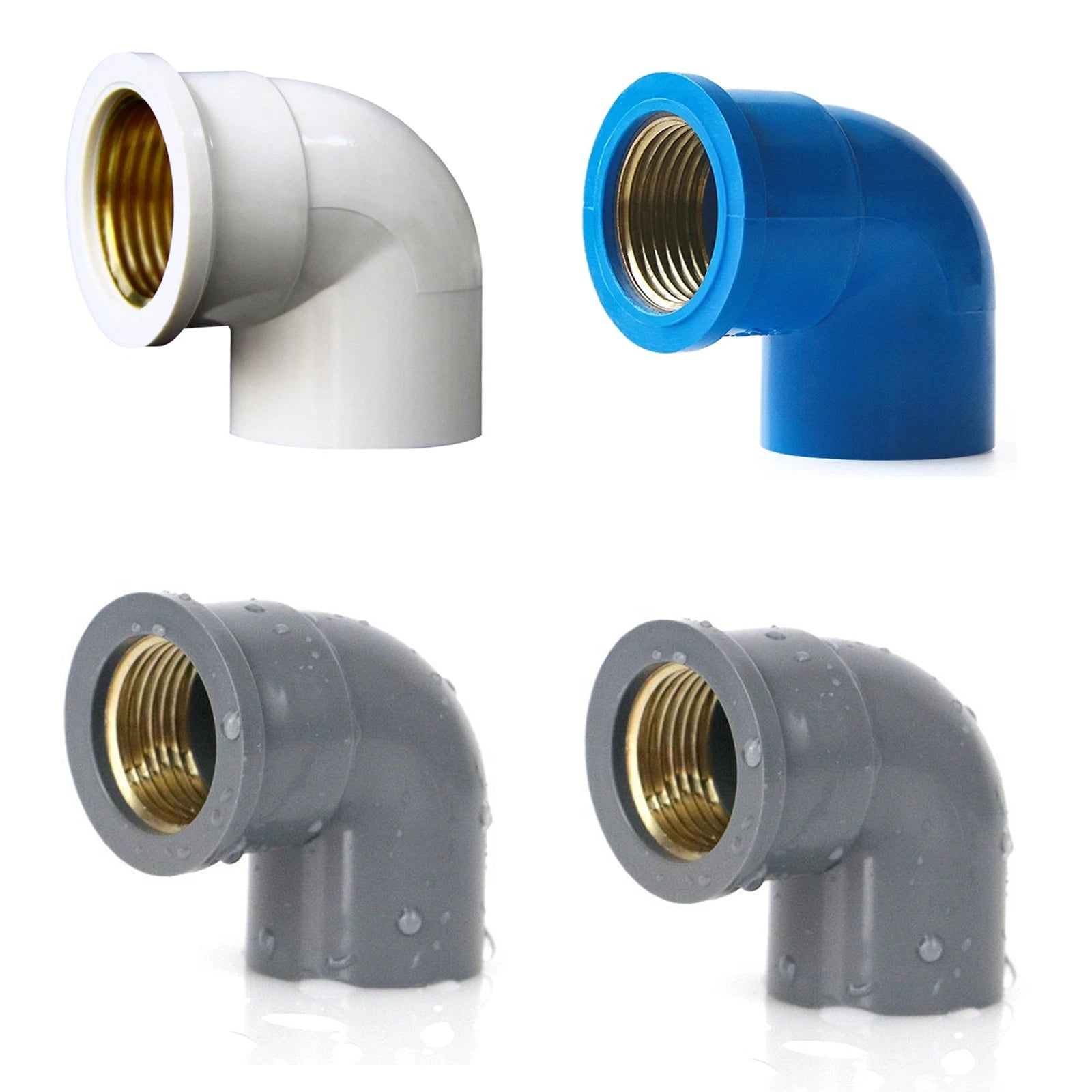 16 20 25 32-110mm PVC Fittings Aquarium Pool Verrohrung Rohr Winkel Muffe T-St
