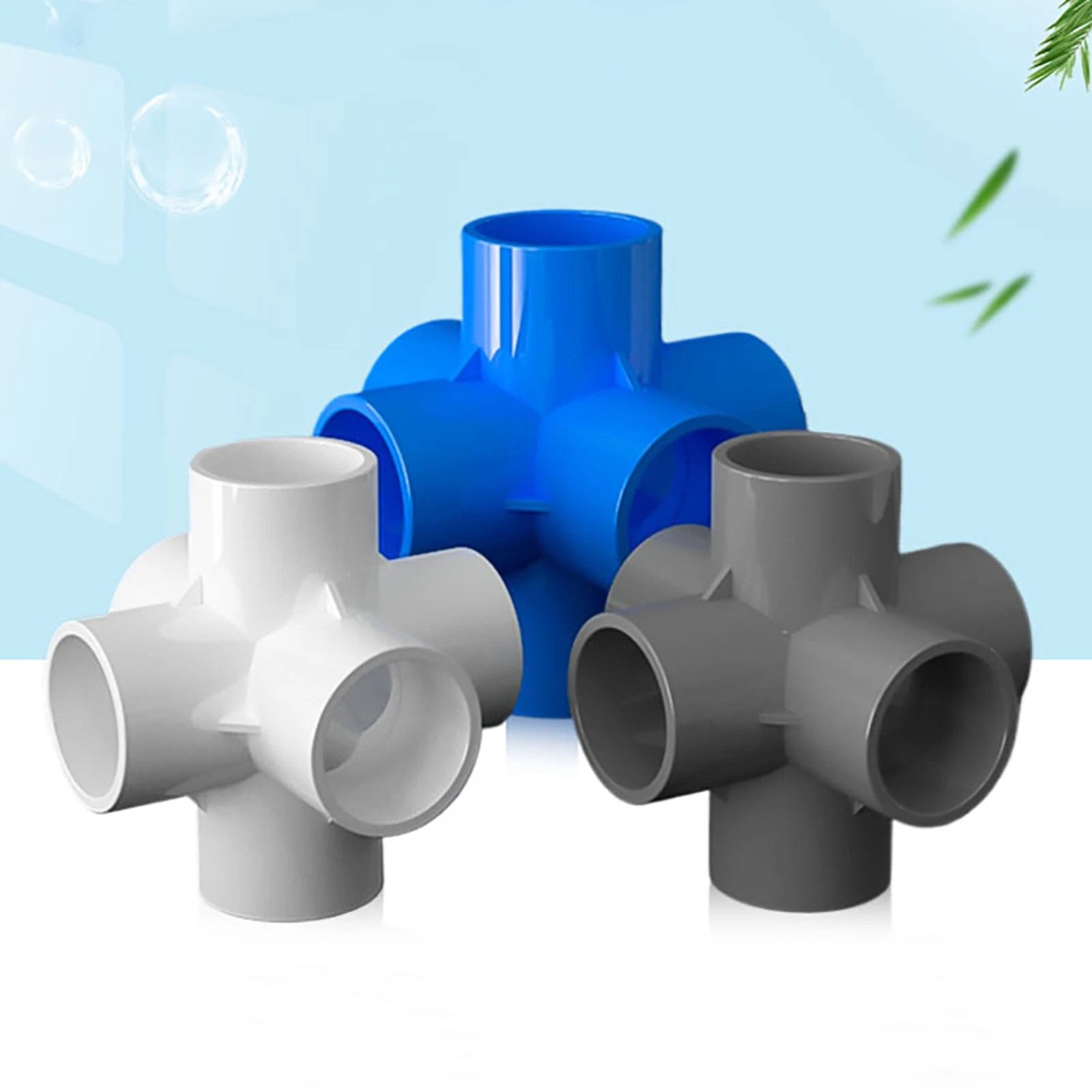 PVC Klebe Fittings Verbinder Bogen Nippel Winkel Hahn Rohr 16 mm Bis 200 mm